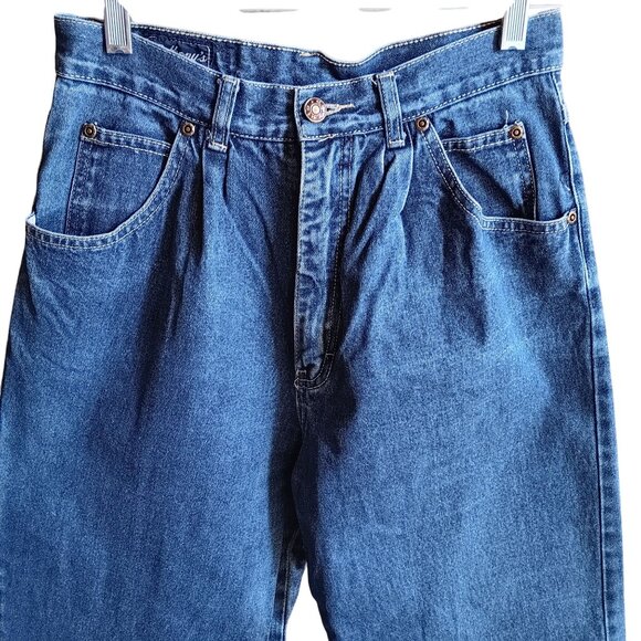 Sz 11 27x33 True Vintage Denim Jeans Anthony's 1970's High-Waisted Tapered Leg - Picture 4 of 8